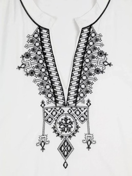 ЛЕТНЕЕ ПЛАТЬЕ ПАРЕО БОХО ТУНИКА С ВЫШИВКОЙ LONG BEACH