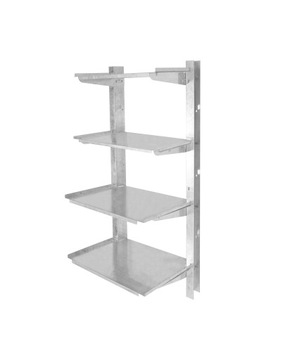 Półki do domku ogrodowego 4 poziomy 30x30x80 - GDA