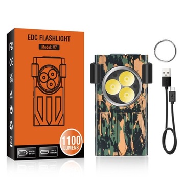 Mini brelok Latarka 1100 Lumen LED Latarki