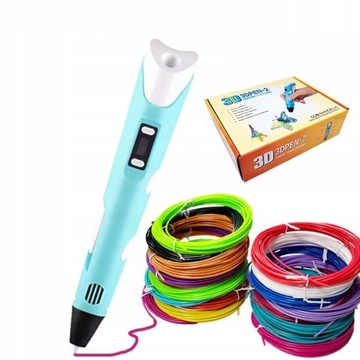 DUGOPIS DRUKARKA 3D PEN ZESTAW WKADY 100 METRóW