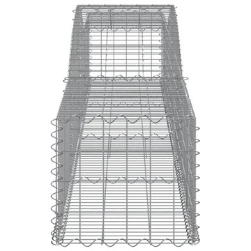 ГАБИОННЫЕ КОРЗИНЫ 5 ШТ 200Х50Х40/60СМ ОЦИНКОВАННЫЕ