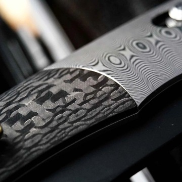 nóż składany Dellinger Indian carbon edition S90V DLC