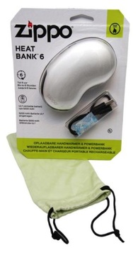 Powerbank ogrzewacz do rąk Zippo 5200 mAh, etui mikrofibra.