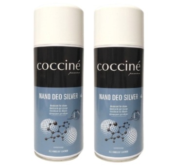 2X 400ml Coccine Dezodorant Nano Srebro Odświeża