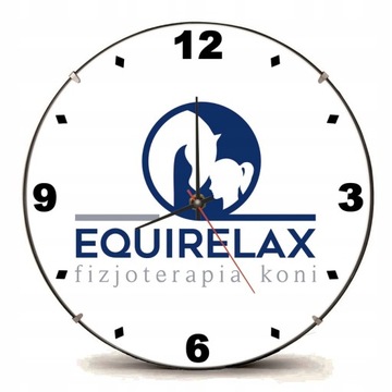 Большие настенные часы с логотипом вашей компании.