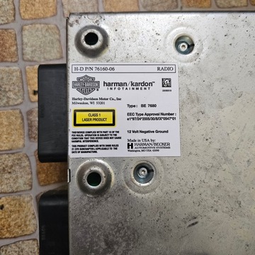 Harley Davidson OEM Harman Kardon Радио Настройка 06-13 Touring 76160-06 КАК ЕСТЬ