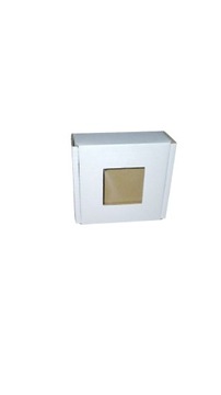 MINI Pudełko z OKIENKIEM 70x70x30mm Białe Pudełko na Prezent