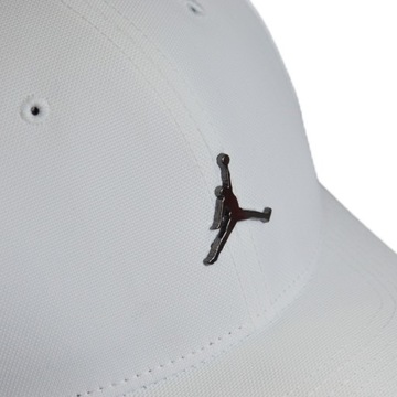 Czapka bejsbolowa Air Jordan Logo Jumpman Rise Cap White FD5186-100