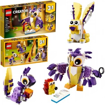 LEGO CREATOR 31125 FANTASTYCZNE LEŚNE STWORZENIA
