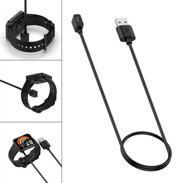 Kabel USB do Ładowania Czarny Plastik do Redmi