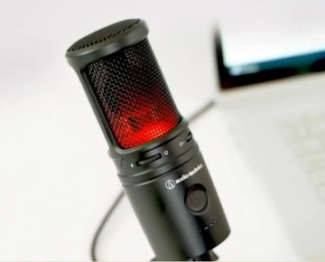 Audio-Technica AT2020USB-XP mikrofon pojemnościowy USB do podcastu + statyw