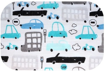 PIELUCHA pieluszka tetrowa POLSKA auta duże 0689