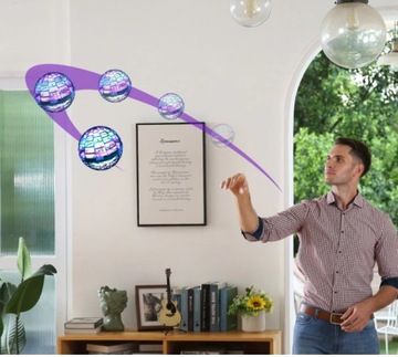 ЛЕТАЮЩИЙ ШАР НЛО СВЕТЯЩИЙСЯ ШАР, УПРАВЛЯЕМЫЙ РУЧНЫМ вертушкой-бумерангом