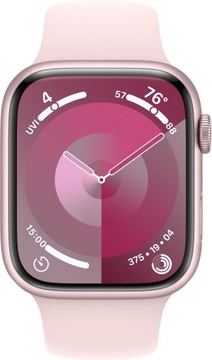 Умные часы APPLE Watch 9 с GPS, 45 мм, розовые