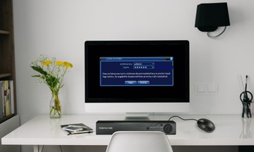 Rejestrator 4-kanałowy AHD podgląd online monitoring aplikacja XmEYE 2TB