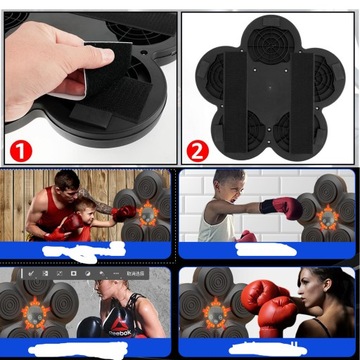 БОКСЕРСКАЯ МАШИНА МУЗЫКА BLUETOOTH БОКСЕРСКИЙ ПАД С ДЕТСКИМ ПЕРЧАТКАМИ