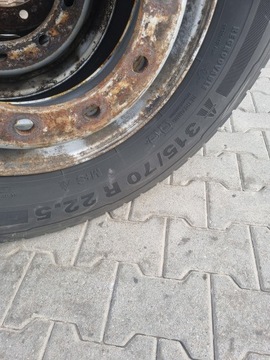 ШИНЫ ОБОД КОЛЕСА ЗАДНИЕ CONTINENTAL CONTI ECOPLUS HD3 315/70 R 22.5