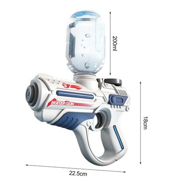 ЭЛЕКТРИЧЕСКИЙ ВОДЯНОЙ ПИСТОЛЕТ ДЕТСКИЙ, зарядка USB, дальность действия