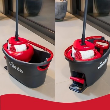 ВЕДРО ДЛЯ ШВАБРЫ VILEDA С ВРАЩАЮЩИМСЯ ПРИЖИМОМ