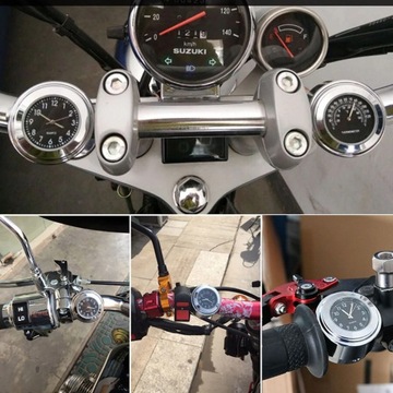 ЧАСЫ ТЕРМОМЕТР МОТОЦИКЛ МОТОР КВАДРОКУТЕР ВЕЛОСИПЕД