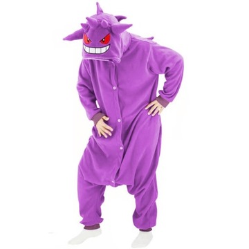 Цельная пижама кигуруми Gengar Pokemon