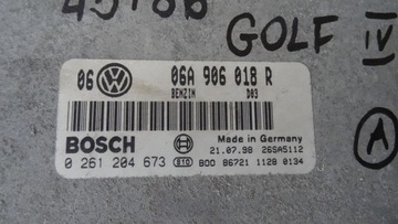 GOLF IV 4 1.8T JEDNOTKA ŘÍZENÍ MOTORU 06A906018R
