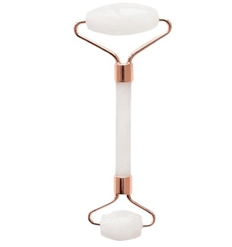 МАССАЖЕР ДЛЯ ЛИЦА ЖАДЕИТ БЕЛЫЙ РОЛИК ГУА ША РОЛИК