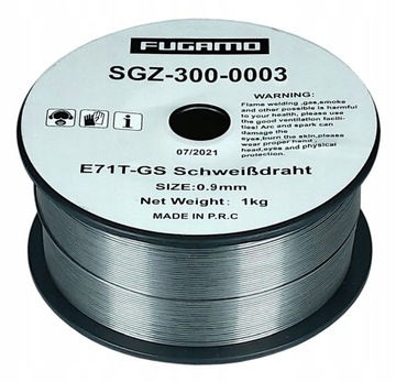 DRUT SPAWALNICZY SAMOOSŁONOWY 0,9mm 1,0kg BEZ GAZU
