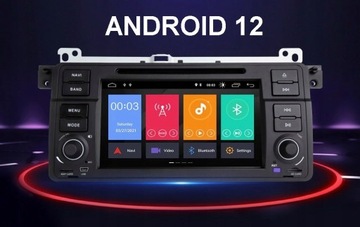 Radio BMW e46 serii 3 Android 12 2/32G GPS GW12 PL