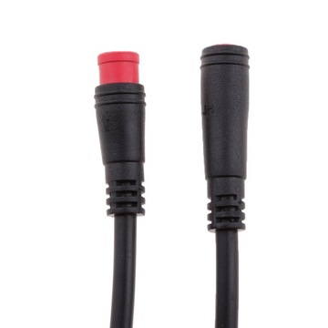 4x 2-контактный водонепроницаемый черный удлинитель для наружного применения