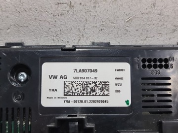 PANEL KLIMATIZACE ZADNÍ VW T6 MULTIVAN 7LA907049