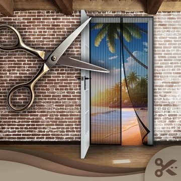 МОСКИТНАЯ СЕТКА ДЛЯ БАЛКОННЫХ ДВЕРЕЙ, СИЛЬНАЯ МАГНИТНАЯ, С МАГНИТОМ 210х100