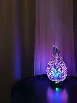 Светодиодная лампа с ароматическим диффузором и увлажнителем + масло