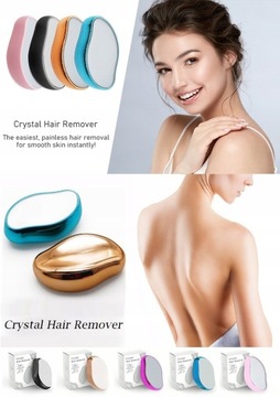 Gumka do usuwania włosów ze szkła kryształowe