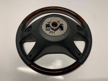 MERCEDES VOLANT G TŘÍDA W463 463 DŘEVO KŮŽE