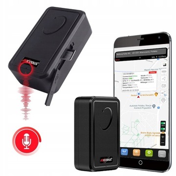 LOKALIZATOR GPS PODSŁUCH ŚLEDZENIE MAGNES 3G 4G APLIKACJA PL BEZ ABONAMENTU