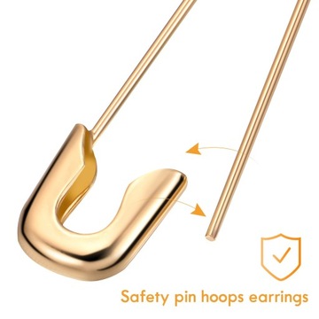 Серьги-кольца в крутом стиле в стиле панк