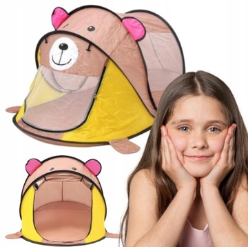 Детская садовая палатка, Пляжный плюшевый мишка, Самосборный садовый домик