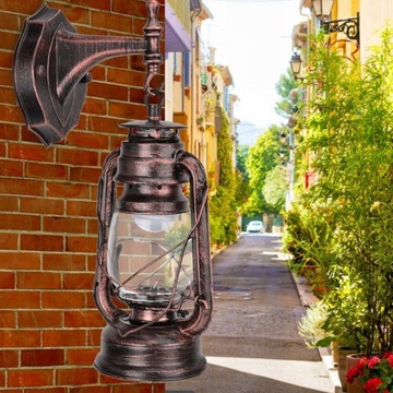 РЕТРО ФОНАРЬ ЛАМПА САДОВАЯ НАСТЕННАЯ ЛАМПА