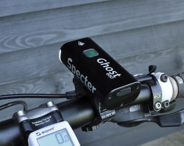 Комплект велосипедного освещения из велосипедных фонарей Spectre Ghost 650 + USB C сзади