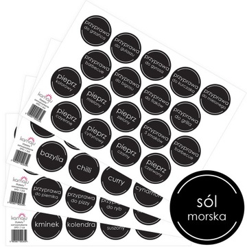 САМОКЛЕЯЩИЕСЯ ЭТИКЕТКИ ДЛЯ КОНТЕЙНЕРОВ, БАНОК, СПЕЦИЙ, ТРАВ, 40 мм, ФОЛЬГА, 72 шт.