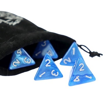 ZESTAW 2X KOŚĆ CZTEROŚCIENNA K4 RPG SYRENY
