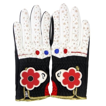 2 модные женские перчатки для гольфа Deluxe для левой и правой стороны