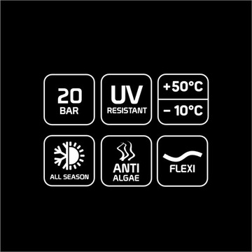 Набор садовых шлангов CELLFAST 4YELLOW, 1/2 дюйма, 15 м, прямые соединители для спринклерных систем