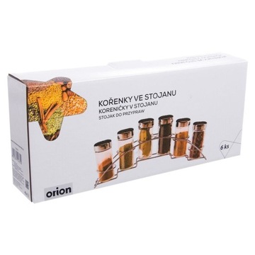 Подставка для специй с контейнерами из 7 предметов.