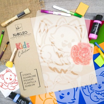 НЕСКОЛЬКО ШАБЛОНОВ КАРТИН 5 шт / ЛИСА