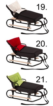 Детские сани с спальным мешком + спинка + ноги