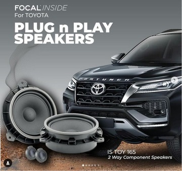 КОМПЛЕКТ FOCAL IS TOY 165 ИДЕАЛЬНЫЙ ЗВУК ПЕРЕДНЕЙ ДВЕРИ + PLUG'N'PLAY LEXUS