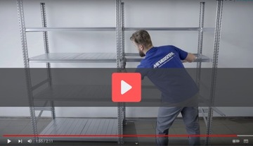 Полка складская металлическая 15 полок 200х60х282см 3S.5P STRONG STEEL