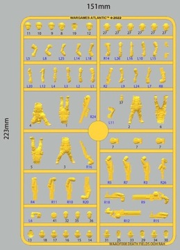 Ох Ра - космические солдаты - 6 шт.